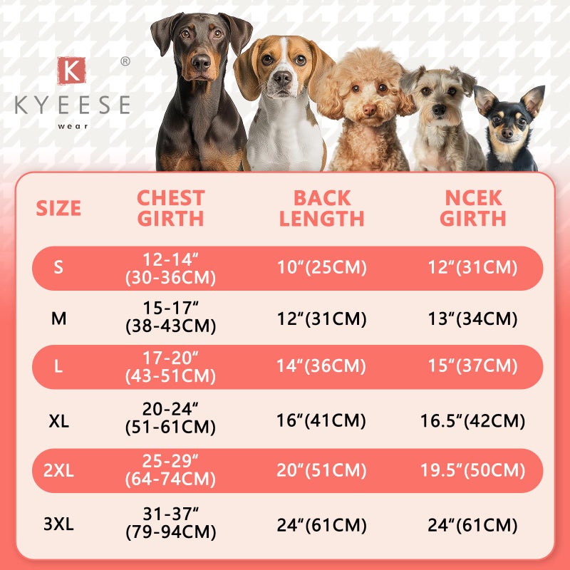 KYEESE Dog Coat Waterproof Dogs Jacket with Fleece Lined Windproof Dog Coats for Small Dogs Thick Pets Clothes with Pocket Soft Pet Sweater for Cold Weather Warm Pet Winter Puffer Coat with Leash Hole - Image 3